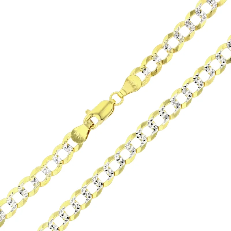 modern sleek twist bracelet-14KT Yellow Gold 8.25-inch 5.75MM Cuban Link Bracelet