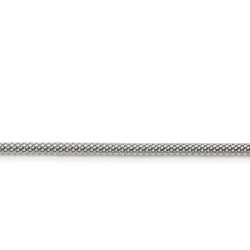 bold opal ridge necklace-Stainless Steel 3.2mm 30in Bismark Chain