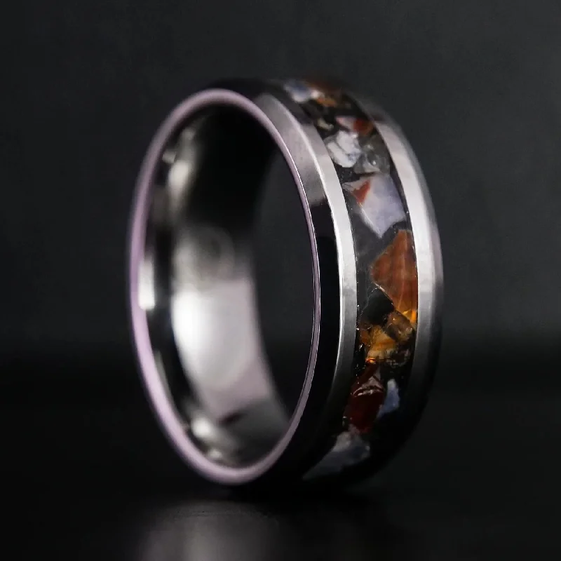 gothic-inspired dragon ring-August Birthstone Ring | Sardonyx Glowstone Ring