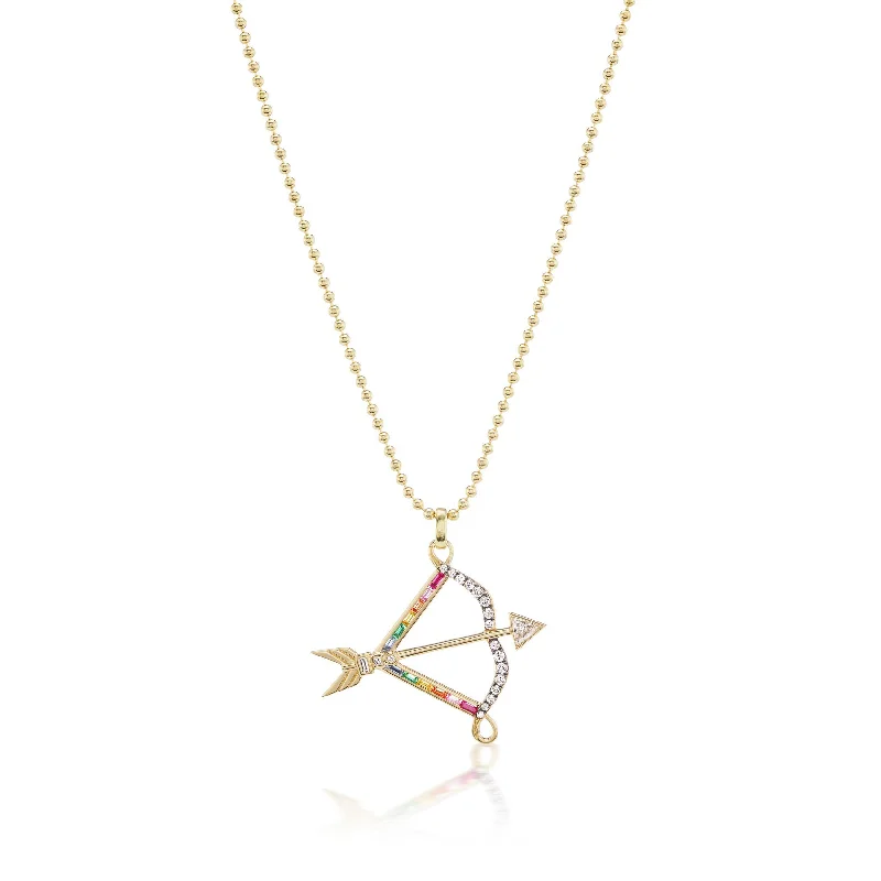 minimalist peak necklace-Cupid's Rainbow Necklace