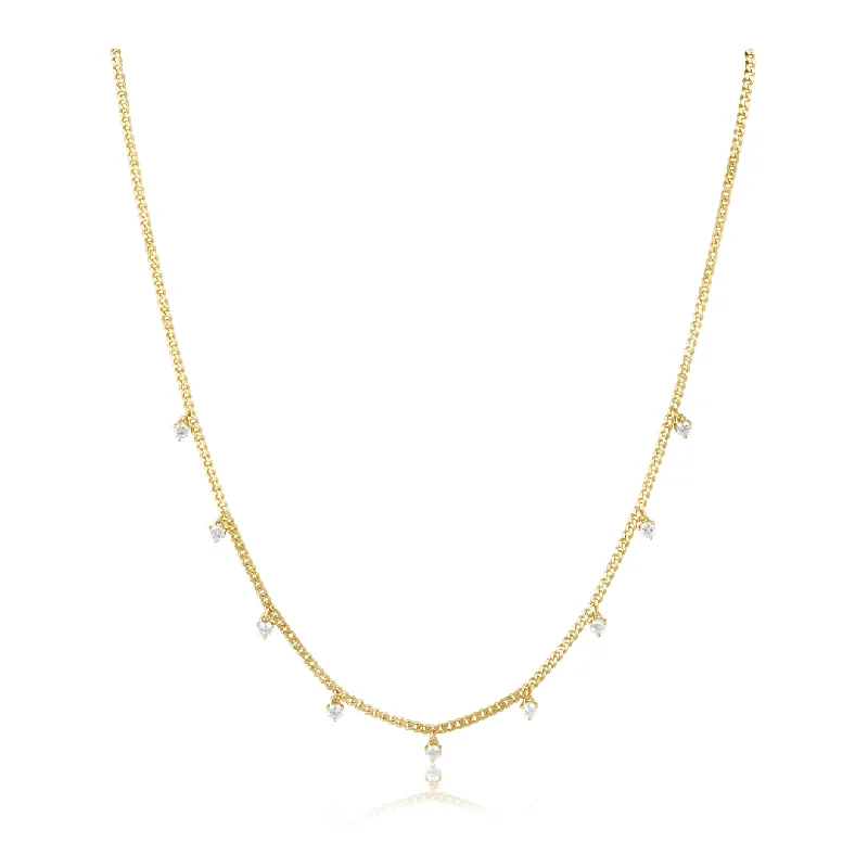 modern fused-chain necklace-Everleigh Necklace