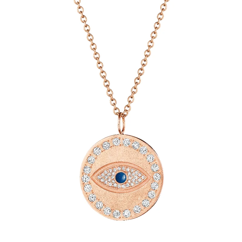 engraved unity pendant necklace-Evil Eye Charm