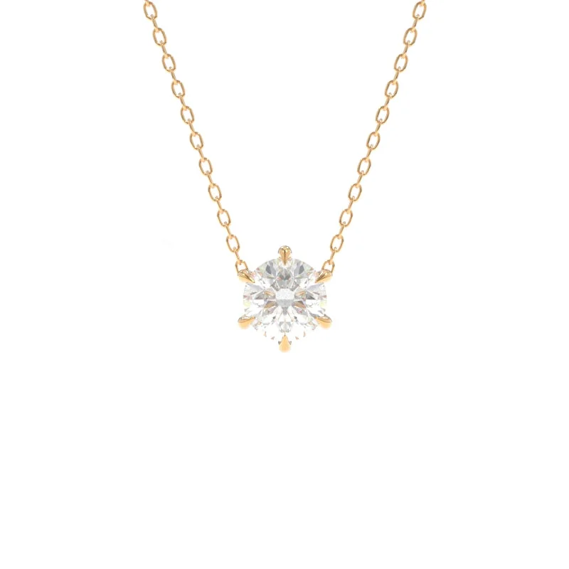 quad-stone drop necklace-Jennie Necklace Moissanite