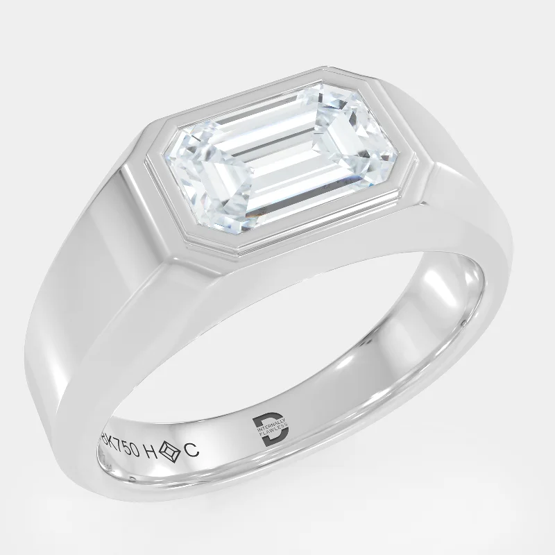 18K White Gold