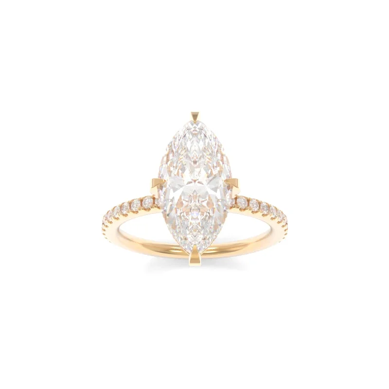 quad-stone promise ring-Natasha Ring Marquise