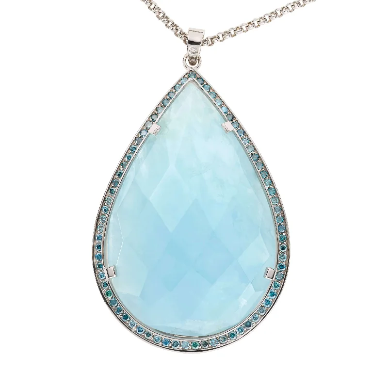 bold opal ridge necklace-Nzari