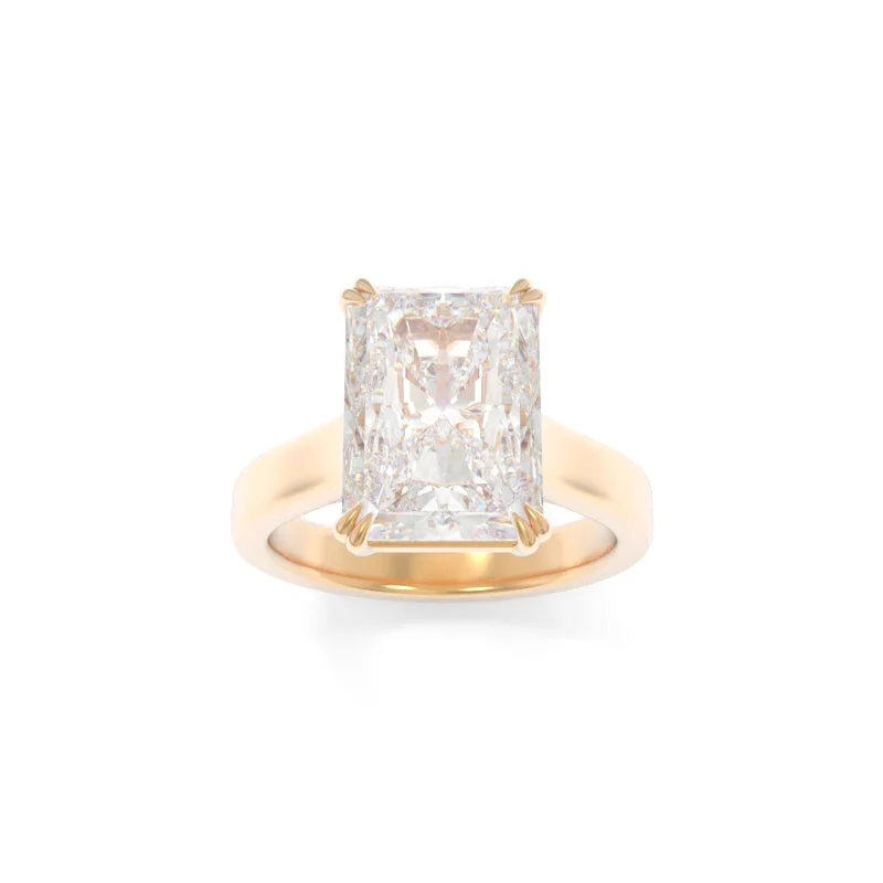 adjustable peak ring-Sloan Solitaire Radiant