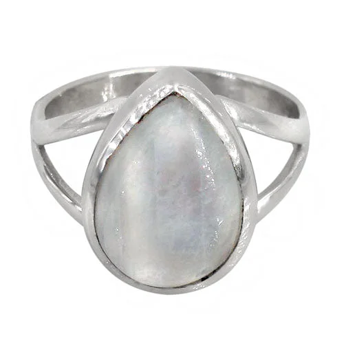 boho-inspired agate ring-Sterling silver with rhodium plated, 13x10mm stone ring, colour and size may vary.