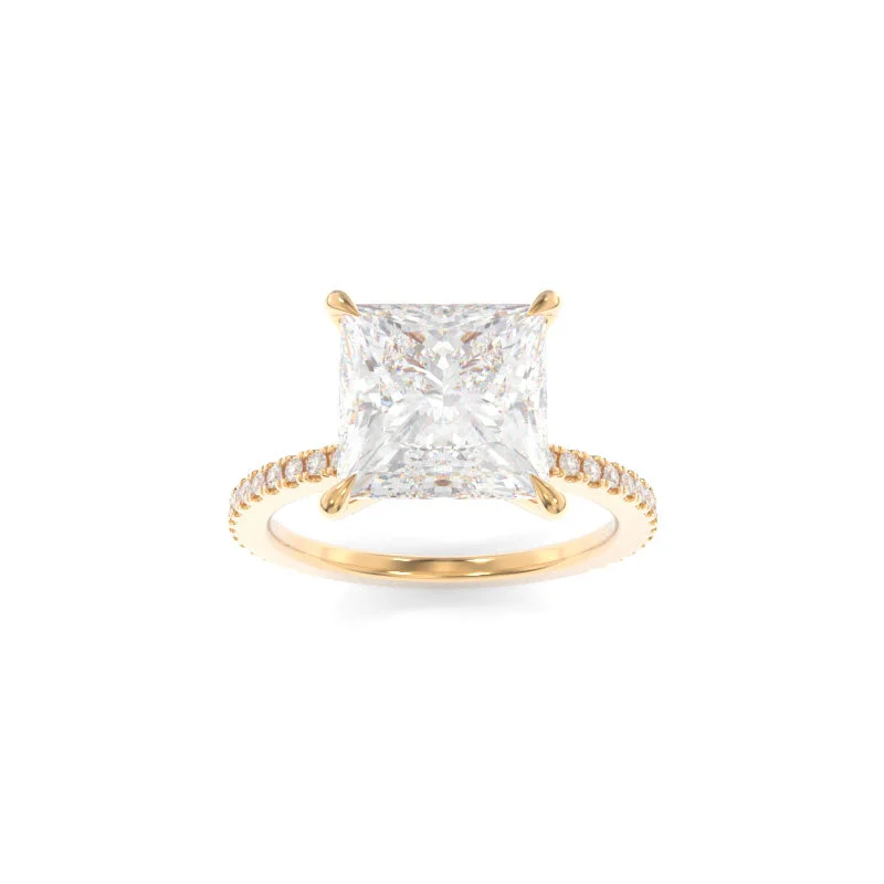 floral channel topaz ring-Tara Ring Princess