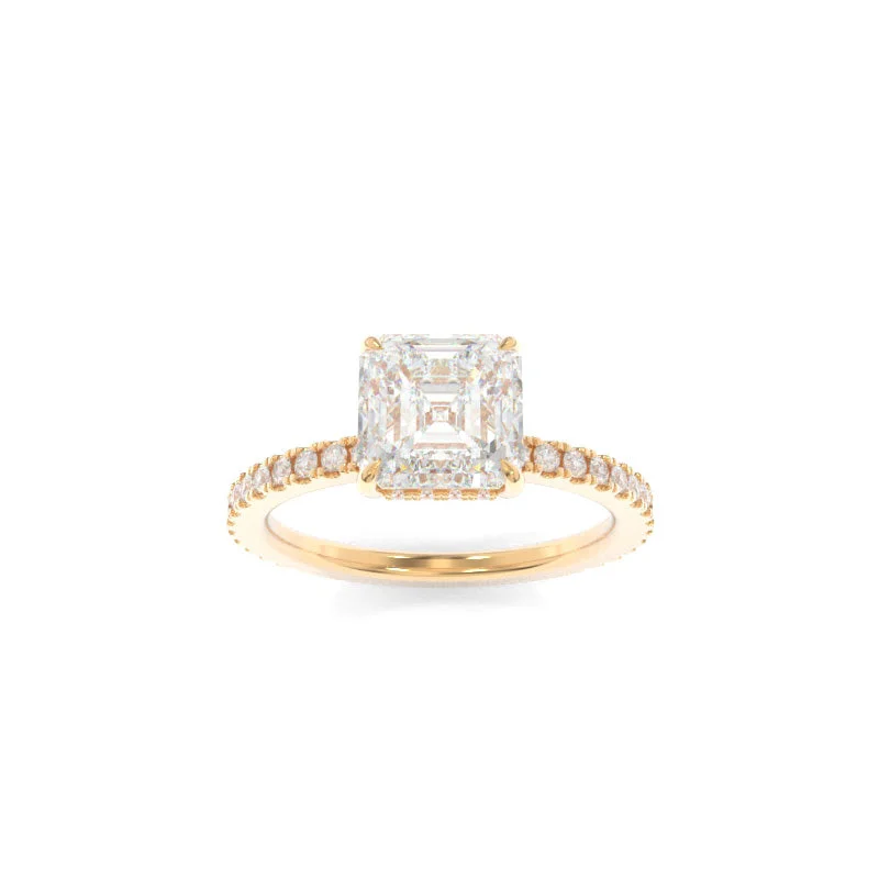 minimalist trapezoid ring-Taylor Ring Asscher