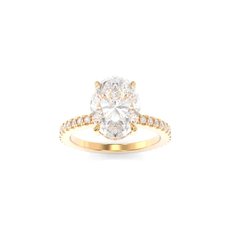 modern overlapped band ring-Taylor Ring Oval