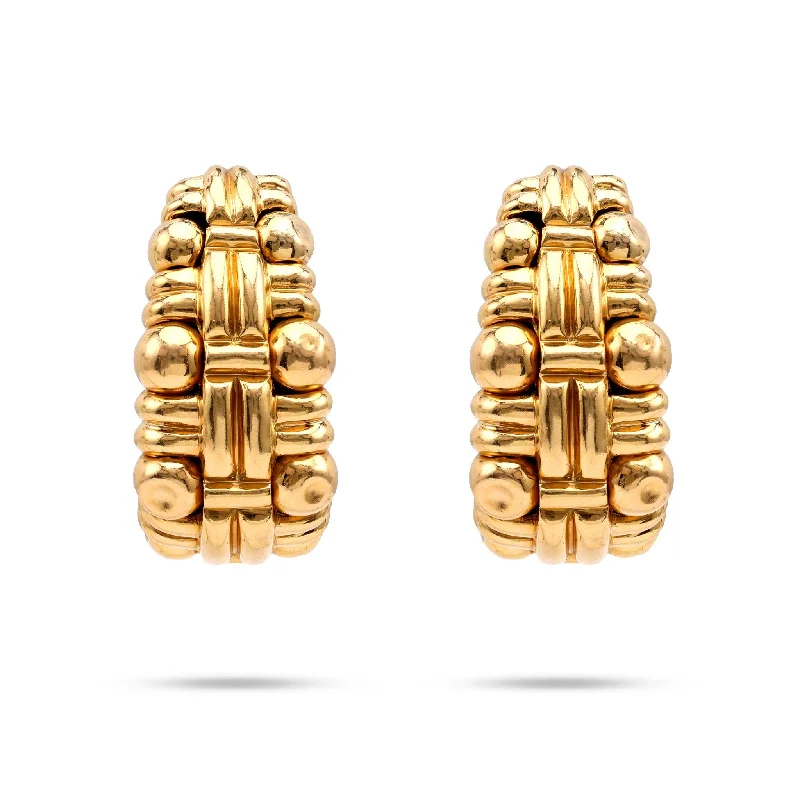 Boucheron 18K Yellow Gold Earrings